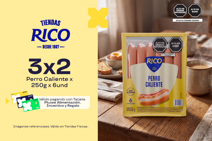 3X2 PERRO CALIENTE X250GR 6 UND